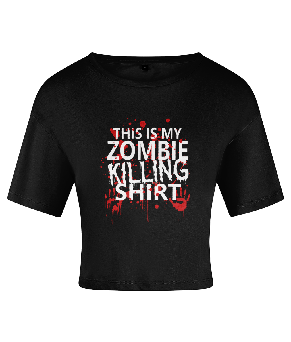 Zombie Killer - Women's Cropped T-Shirt