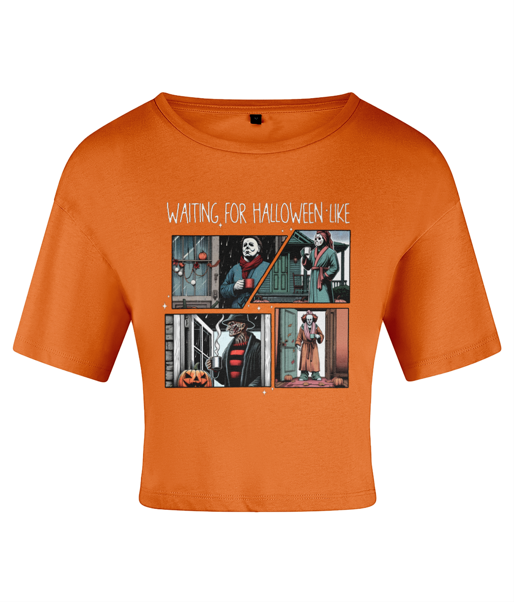 Waiting for Halloween - Women's Cropped T-shirt