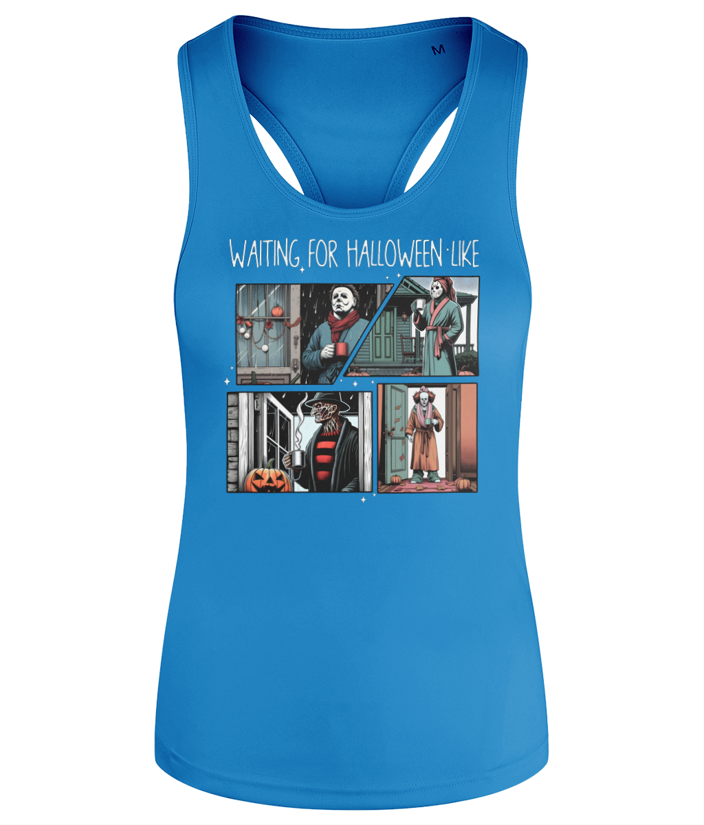 Waiting for Halloween - Women's Active Racerback Vest