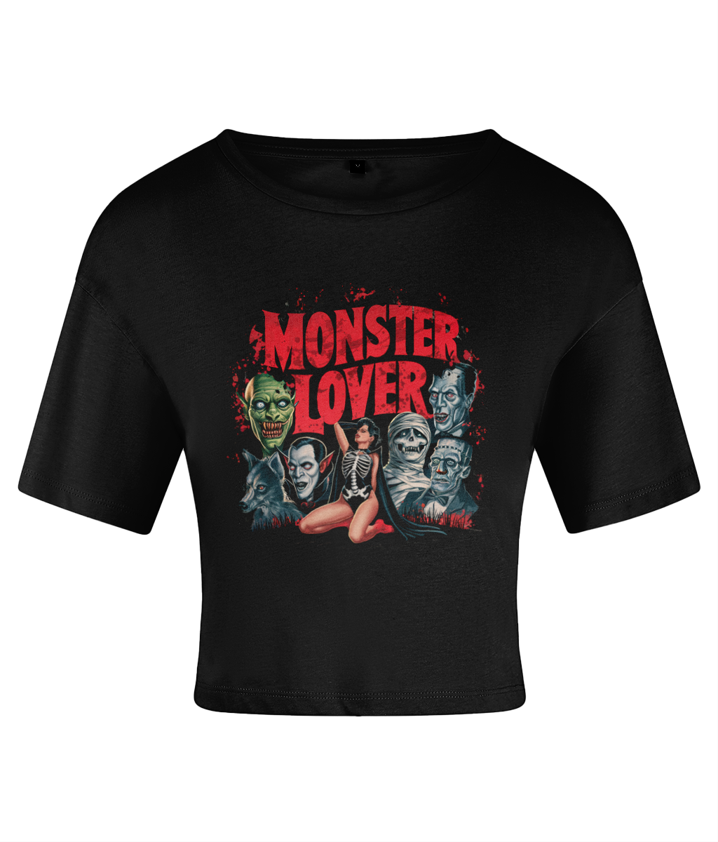 Monster Lover - Women's Cropped T-Shirt