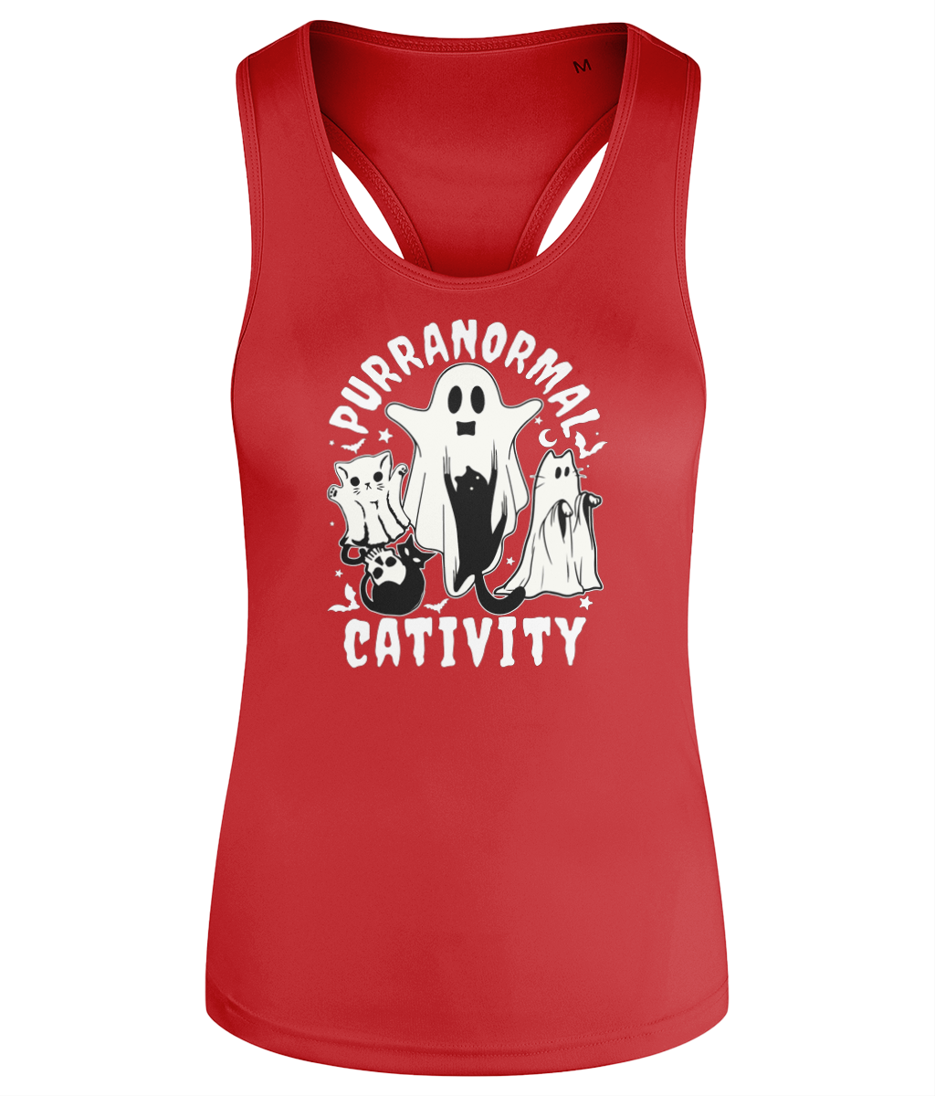 Purranormal Cativity - Women's Active Racerback Vest