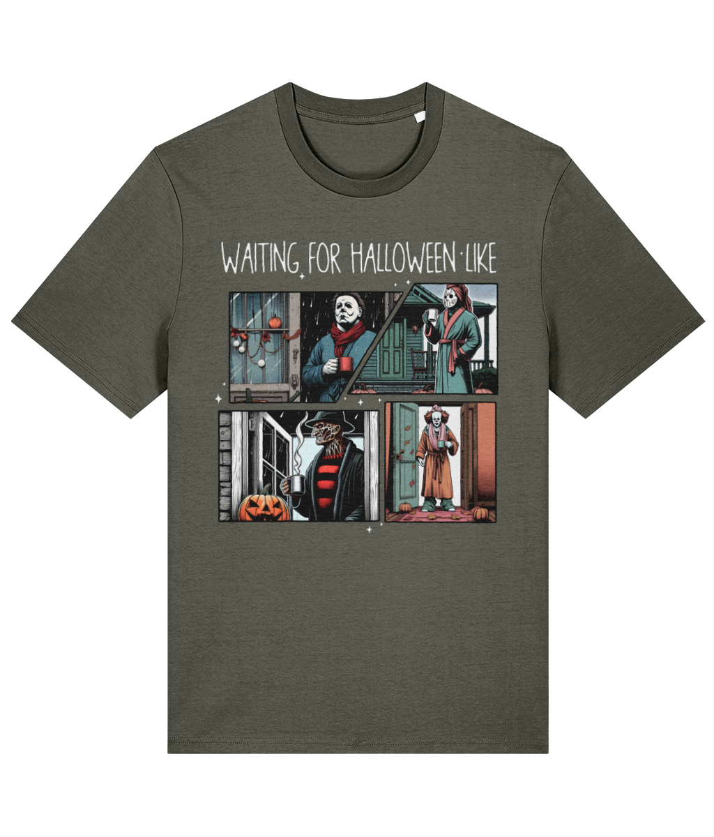 Waiting for Halloween - Cotton T-shirt Unisex