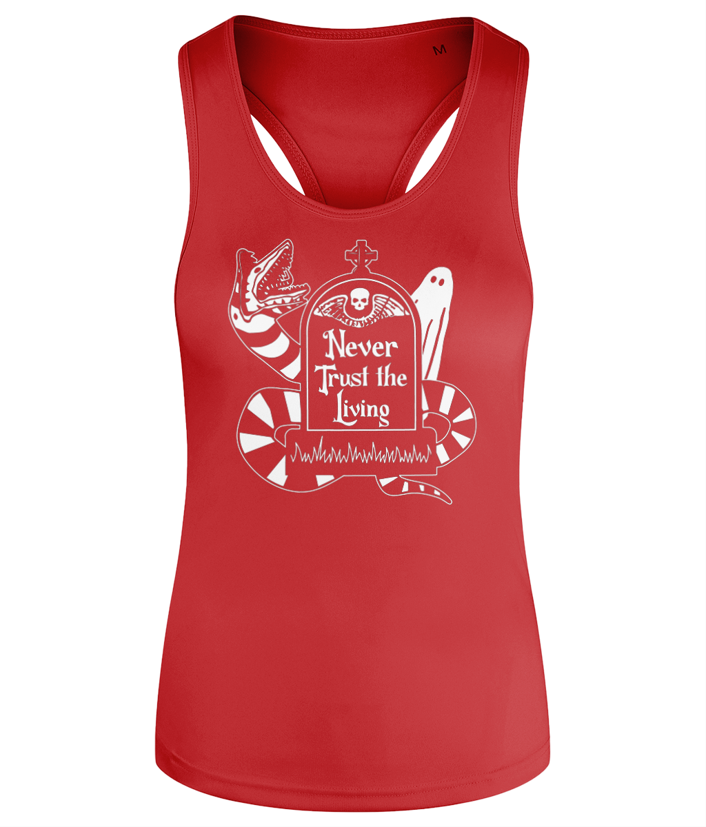 Never Trust The Living - Women's Active Racerback Vest