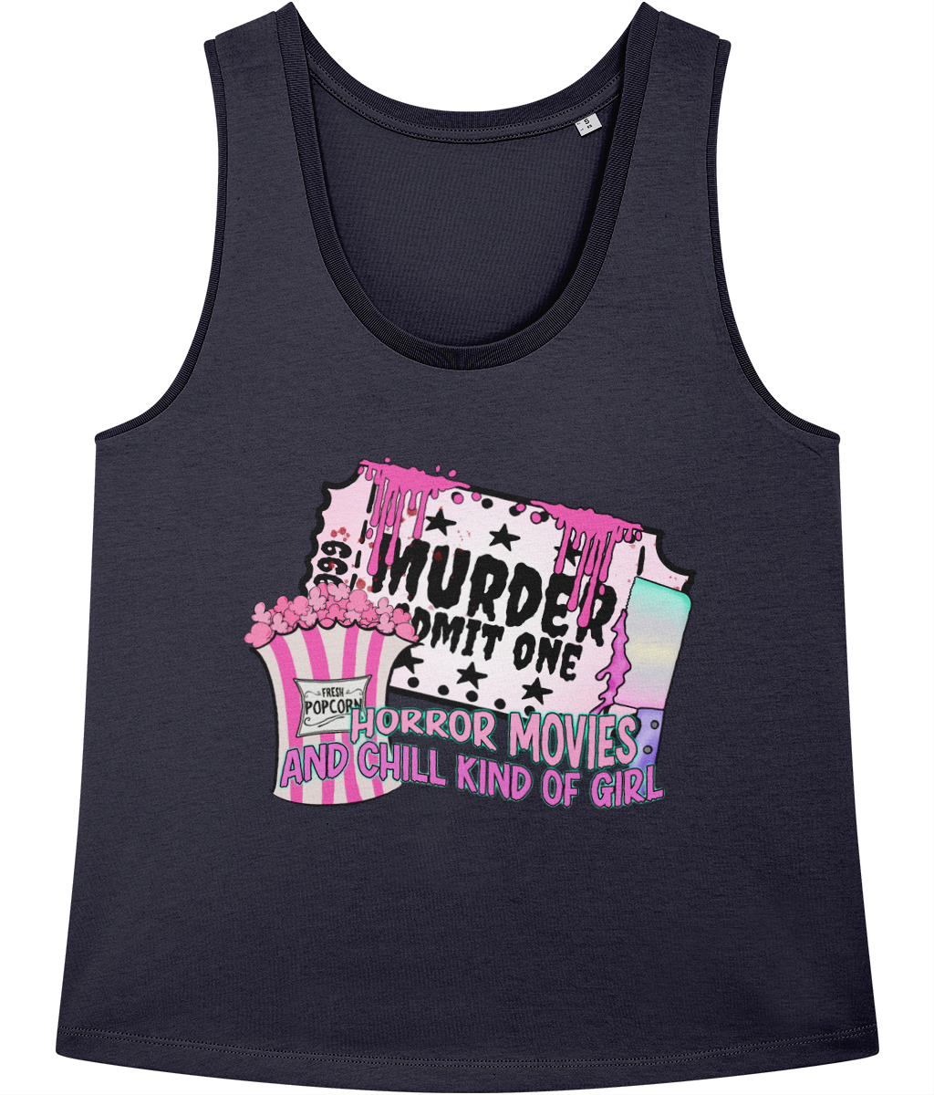 Horror Movies And Chill - Women's Cotton Vest