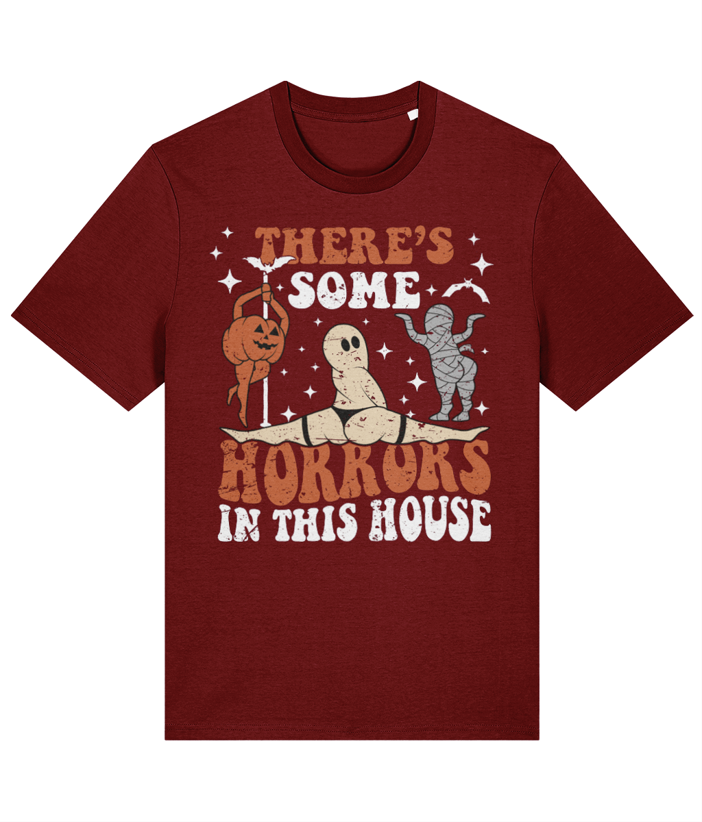 Horrors In The House - Cotton T-Shirt Unisex