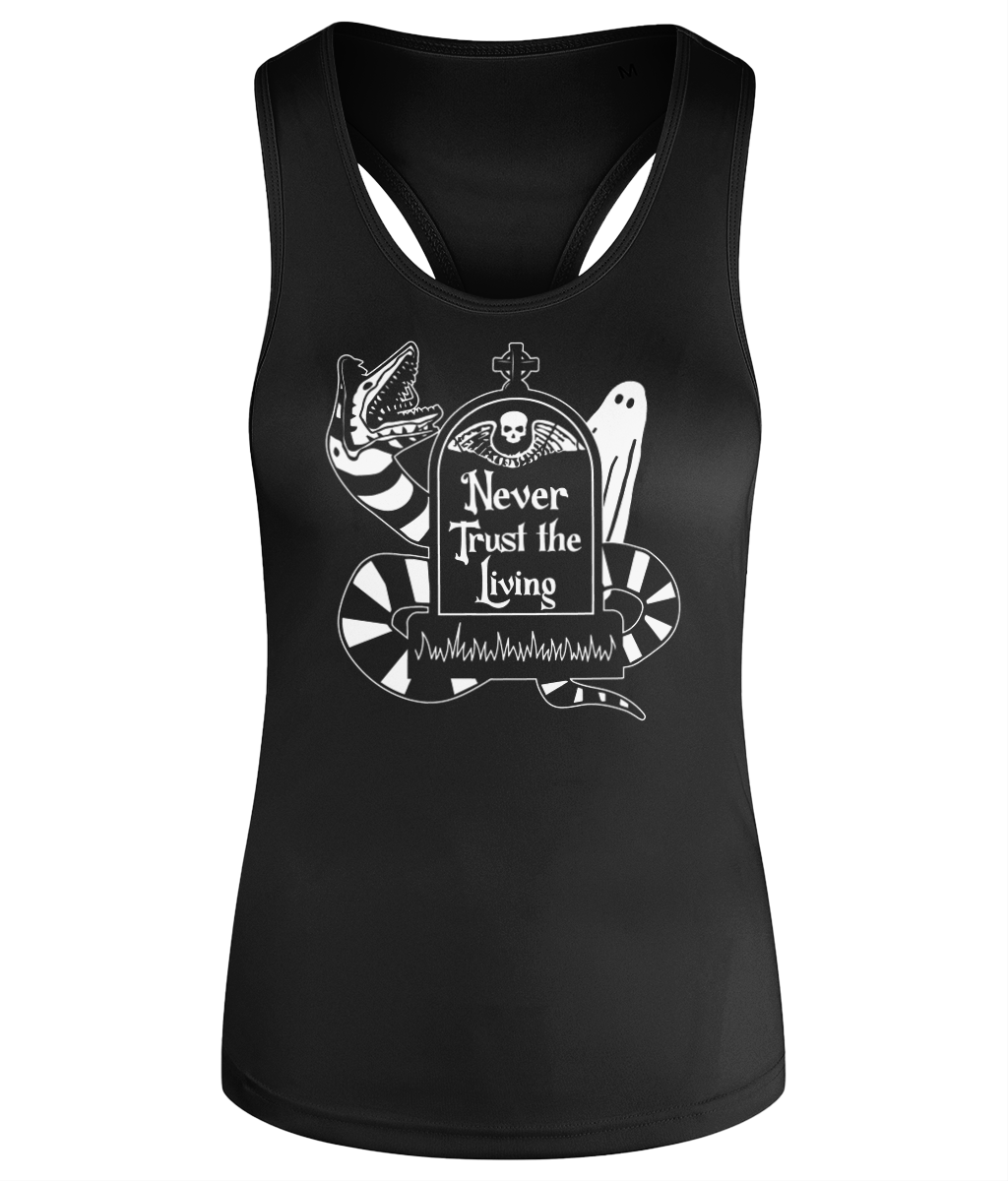 Never Trust The Living - Women's Active Racerback Vest