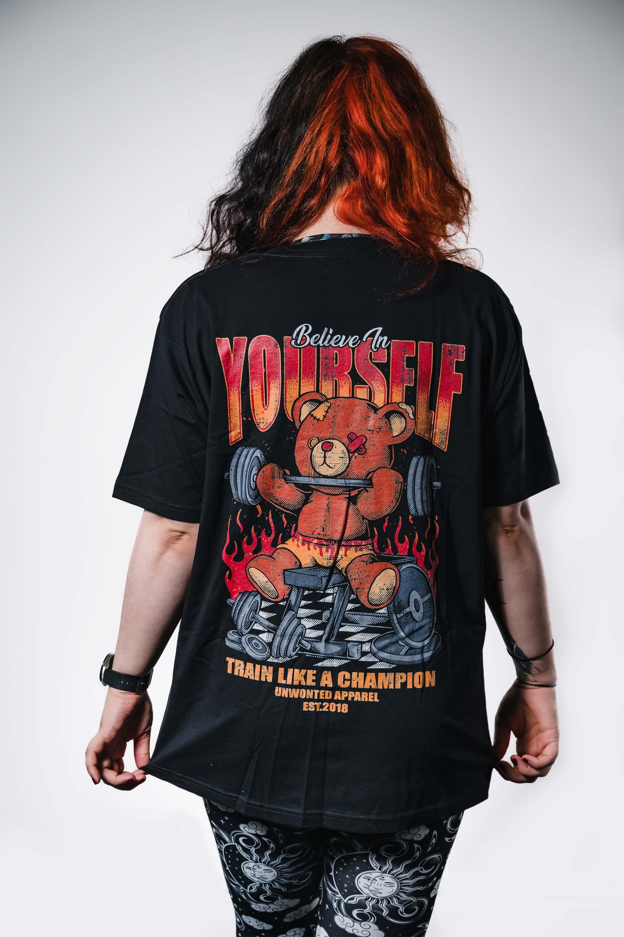 Believe In Yourself - Cotton T-Shirt - Unwonted Alternative Gym Wear