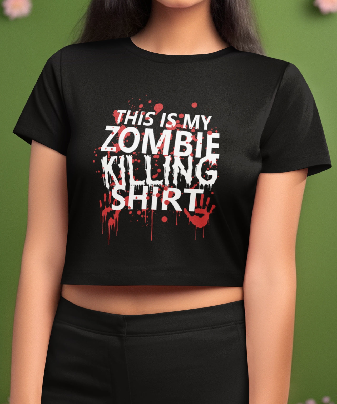 Zombie Killer - Women's Cropped T-Shirt