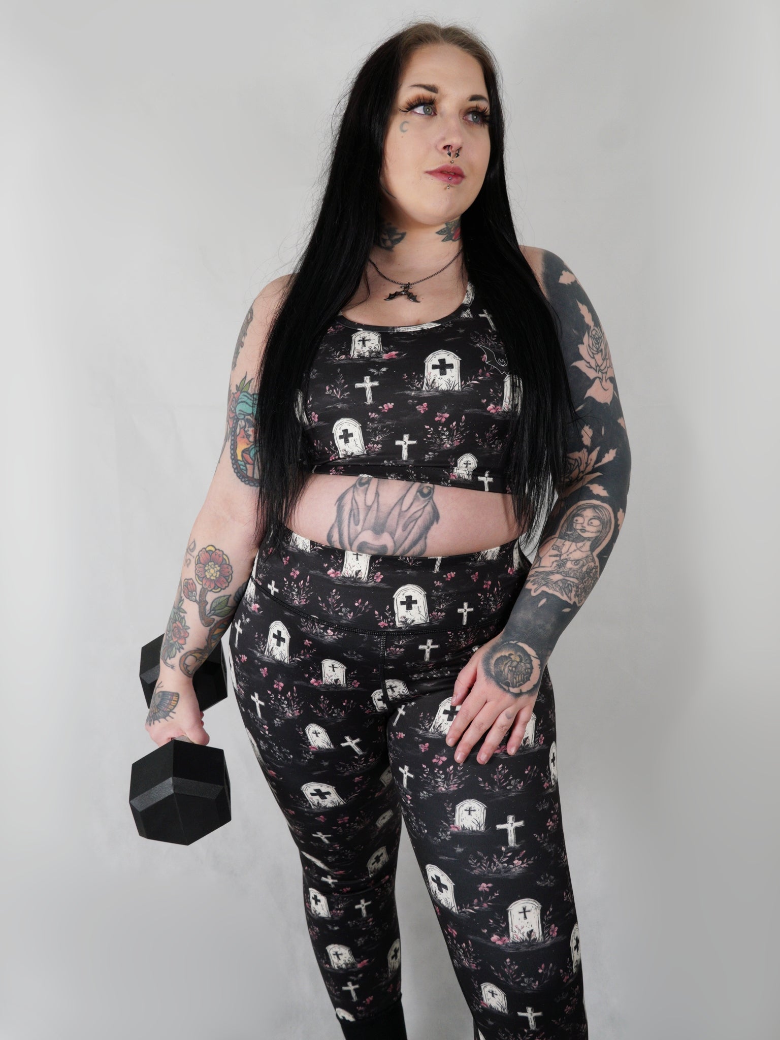 Cute Graveyard - Full Length Leggings