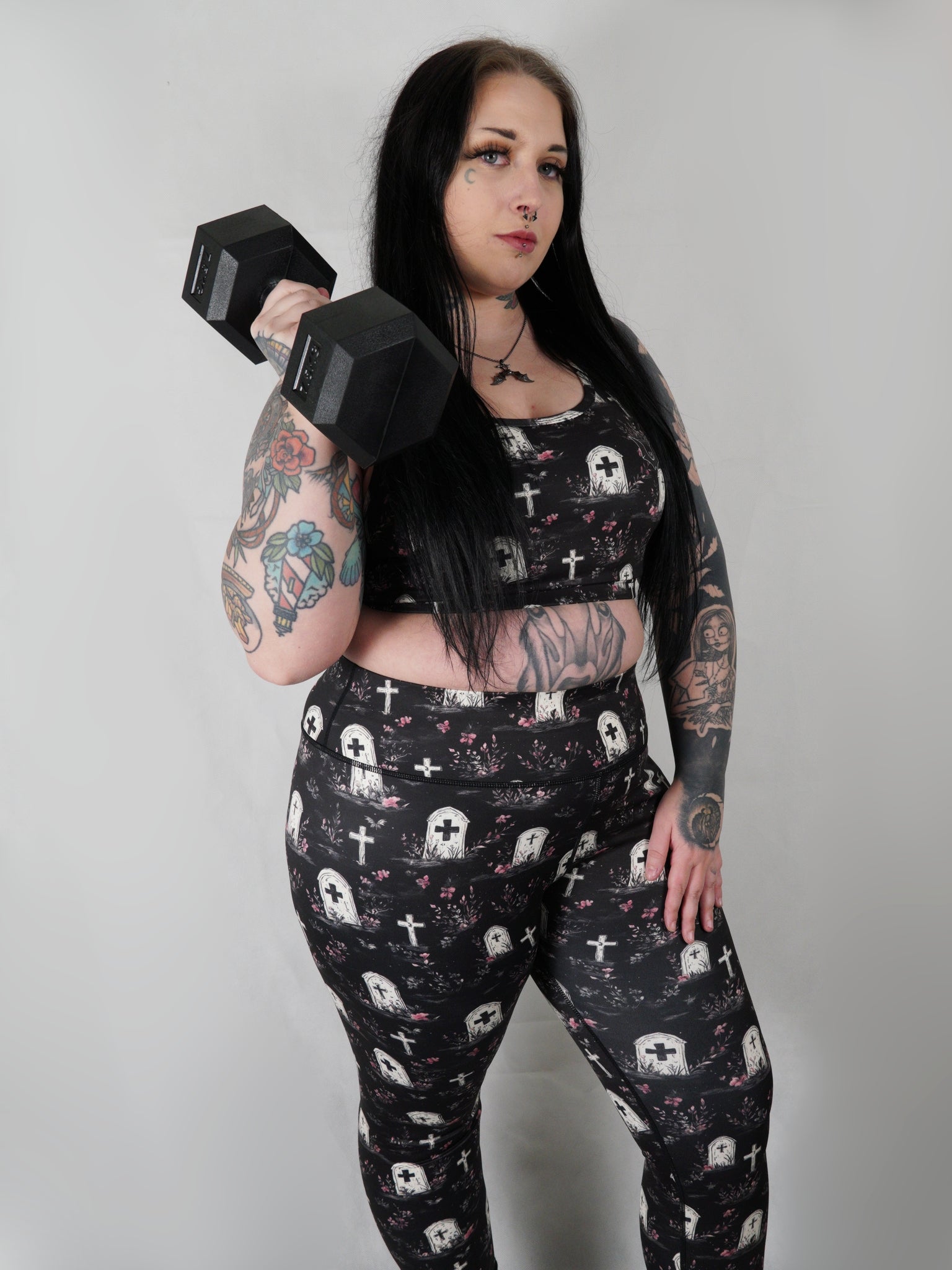 Cute Graveyard - Full Length Leggings