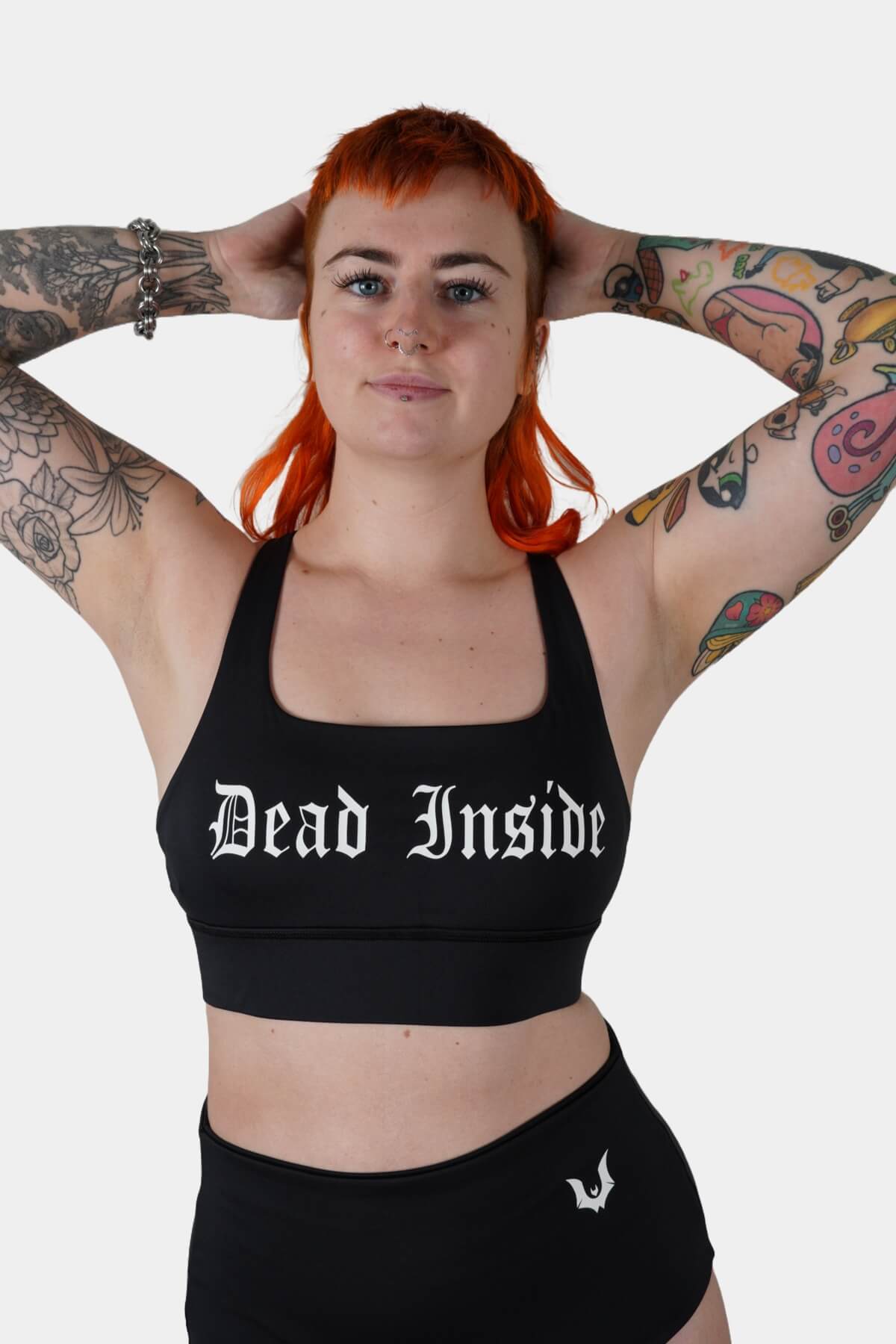 Dead Inside Gothica Black - Crop Top