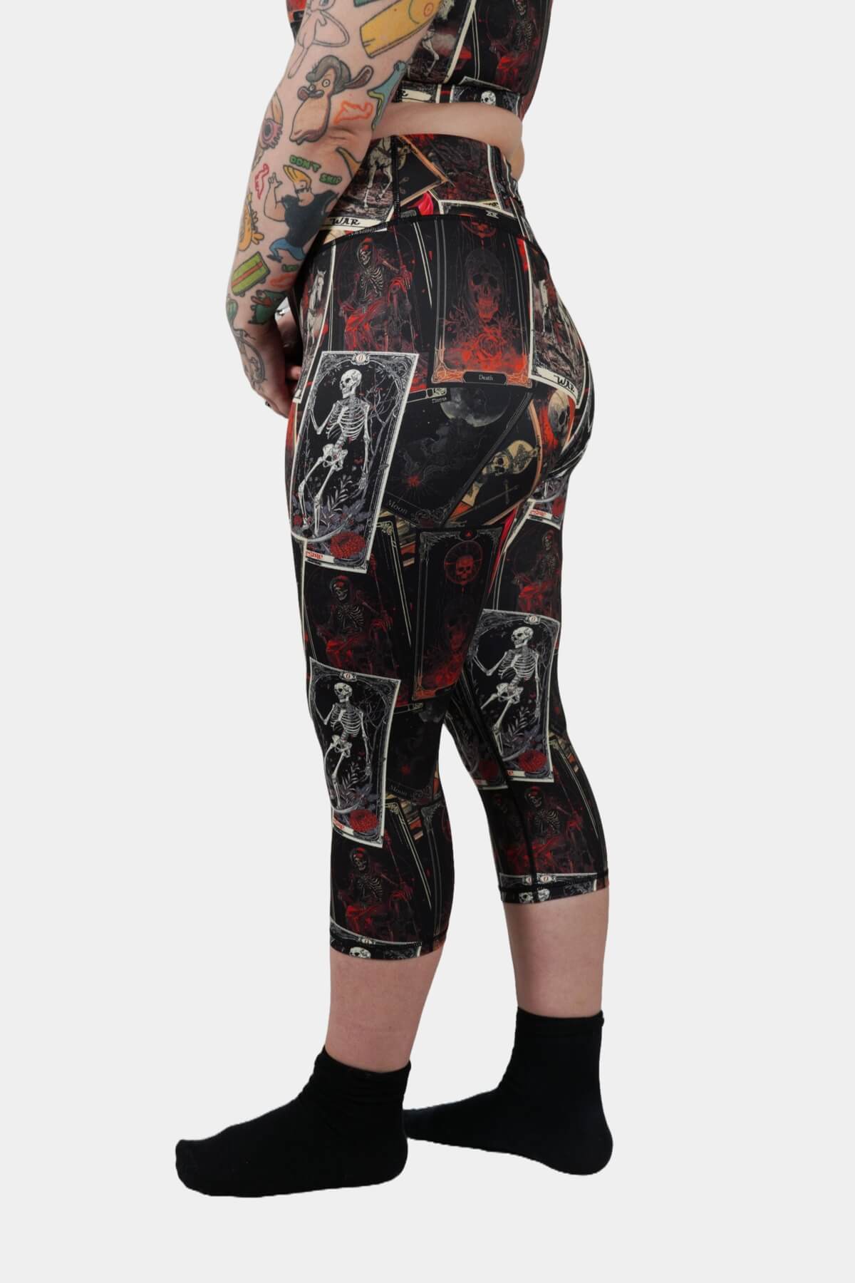 Death By Cards - Capri Legging