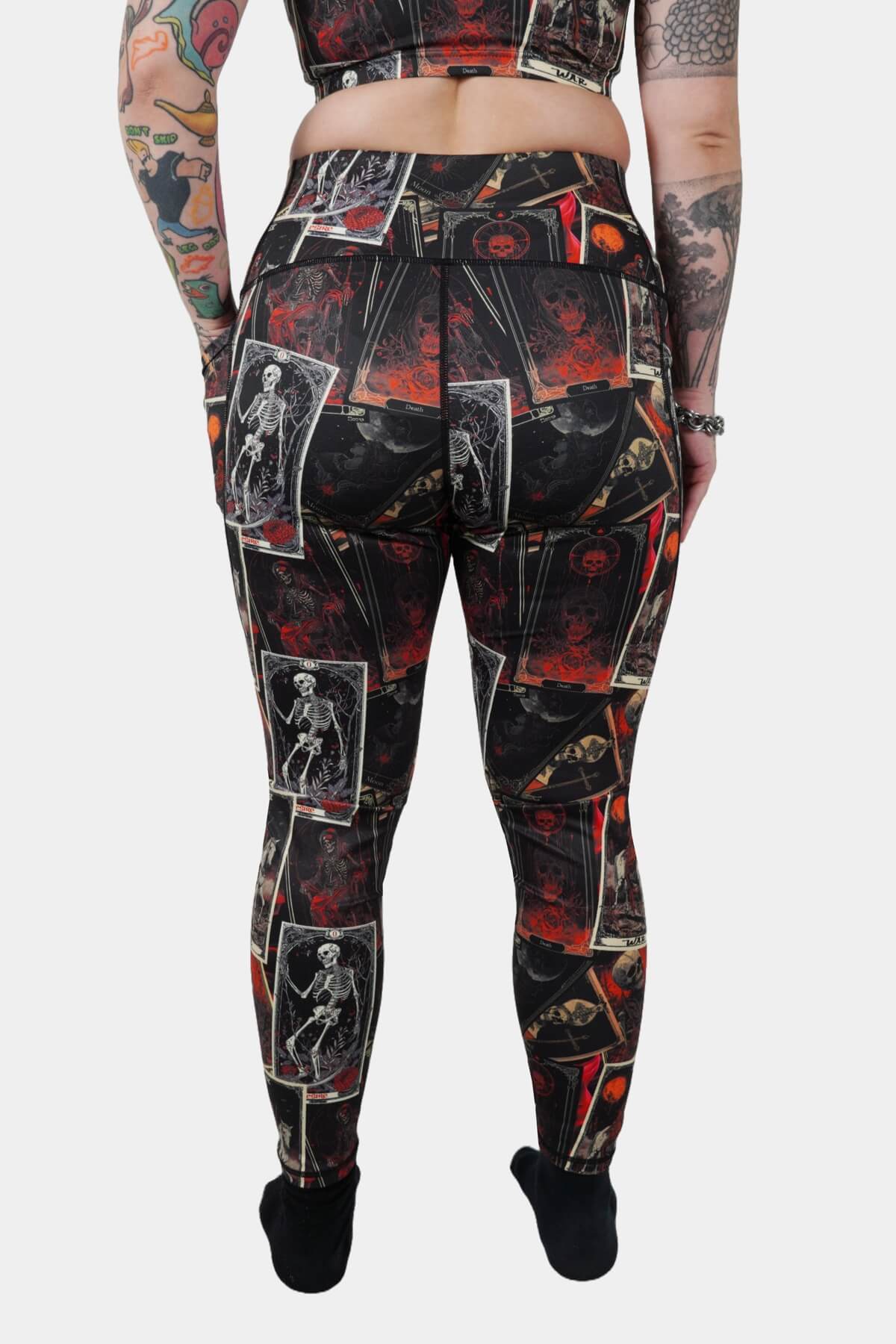 Death By Cards - Side Pocket Leggings