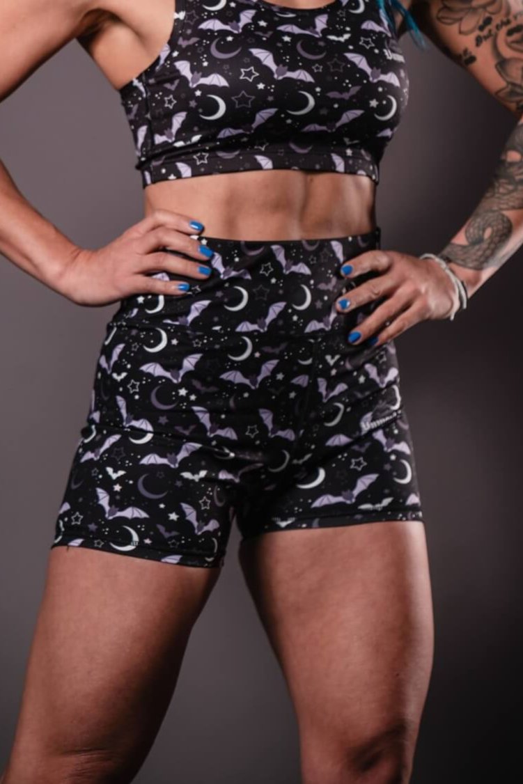 Moonlight Bats - Booty Shorts Outlet