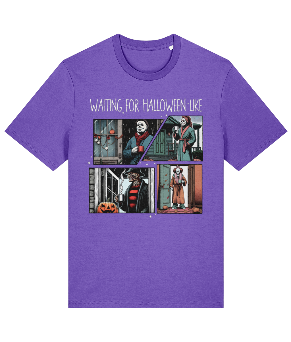 Waiting for Halloween - Cotton T-shirt Unisex