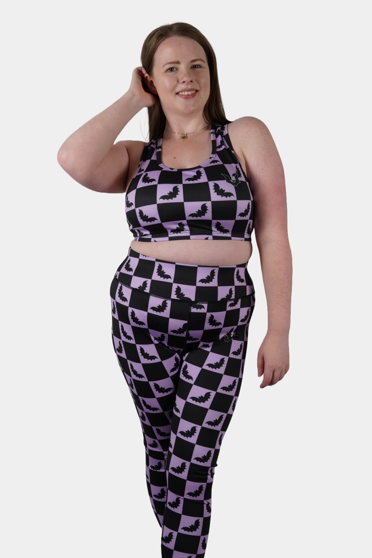 Checkered Bats - Crop Top