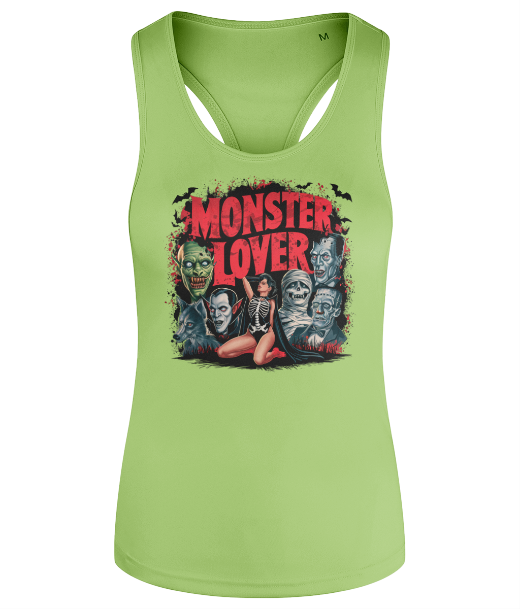 Monster Lover - Women's Active Racerback Vest