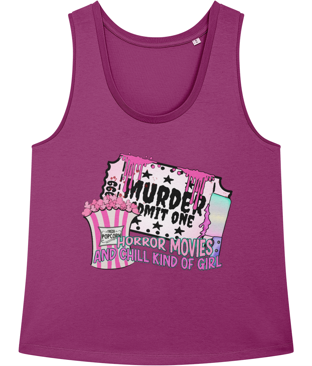 Horror Movies And Chill - Women's Cotton Vest